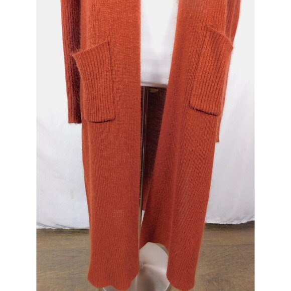 Unified Title "No Boundaries Large Rust Duster Cardigan Lace Up Cottagecore - Picture 3 of 12
